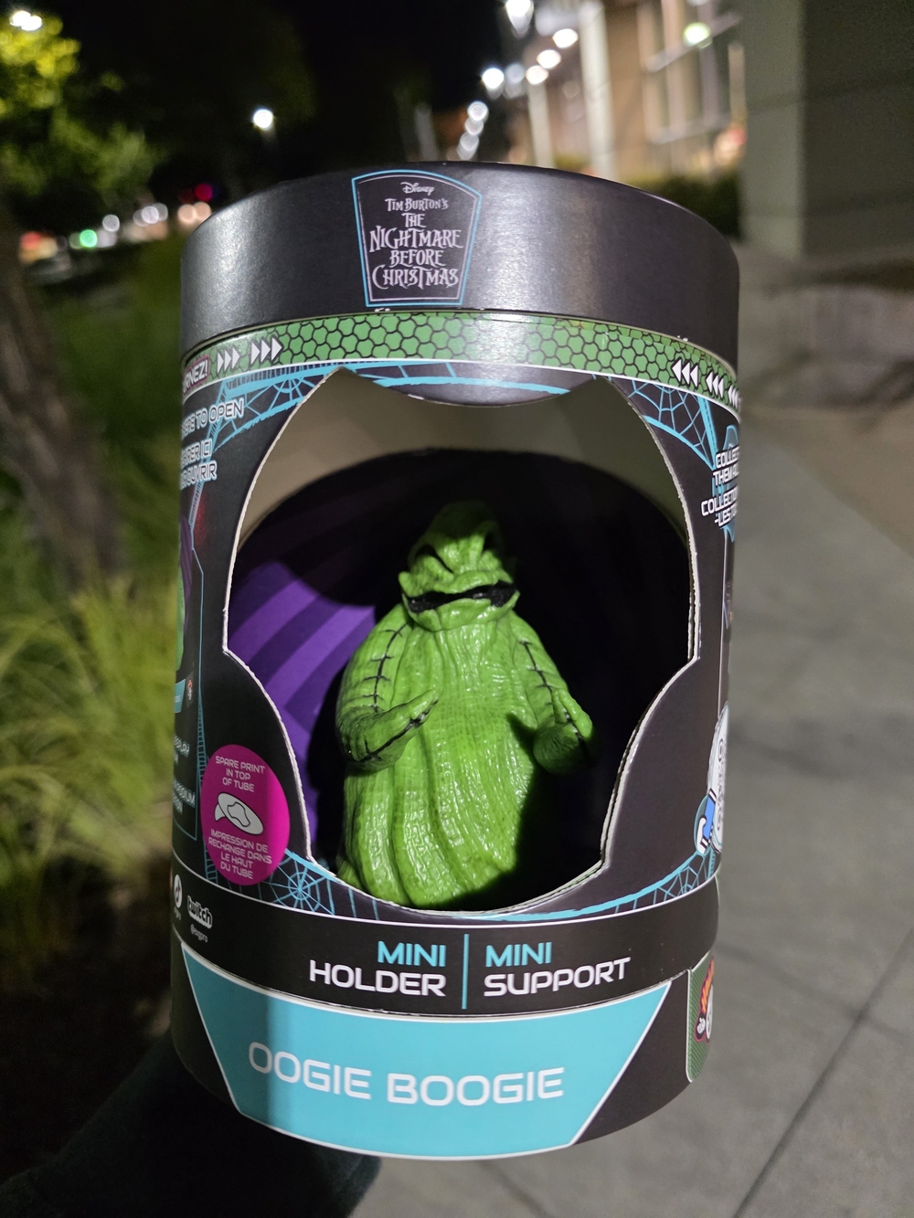🎲NIB Disney Nightmare Before Christmas Oogie Boogie Holdems Mini Device Holder